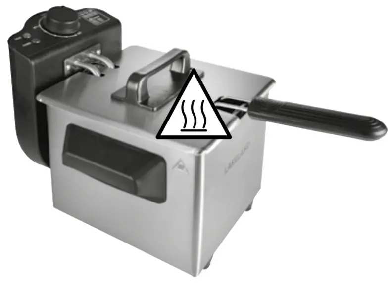 LAKELAND 26774 COMPACT DEEP FAT FRYER - SURFACES