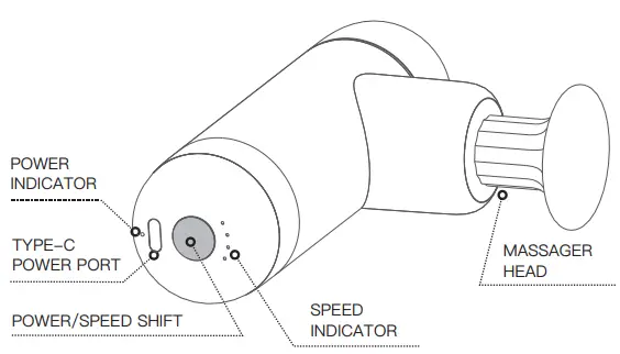 Dr Rock Mini 2s Massage Gun-fig2