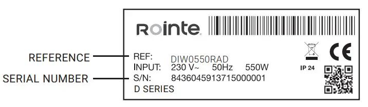 Ronite D Series 990W WiFi Electric Radiator - qr code 2