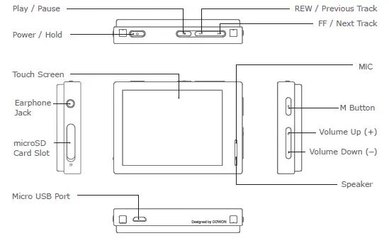 Cowon M2 HD Media Player - 2