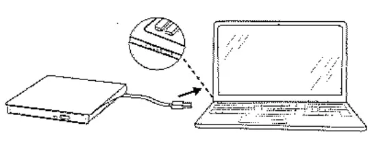USB External CD DVD Driver-