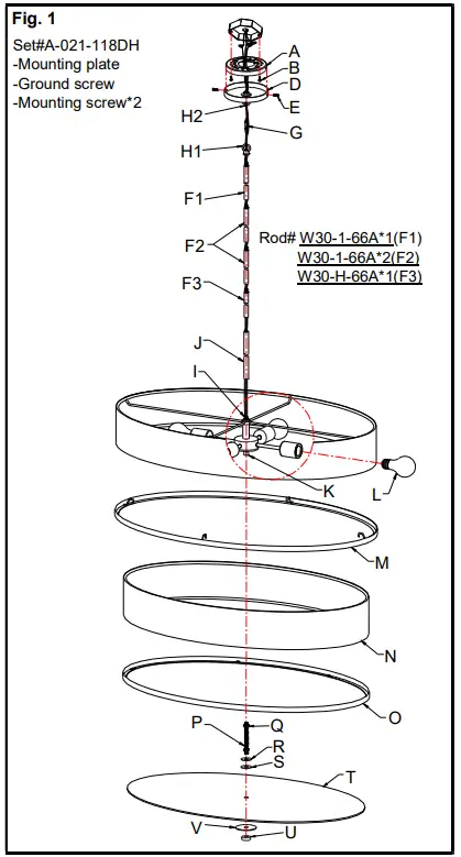 MINKA LAVERY 2449-66A Cascade 4-Light Coal Oval Pendant Light with White Linen Shades