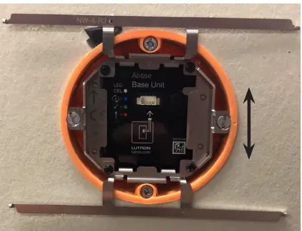 LUTRON Alisse Keypads Round Back Box - The backbox m