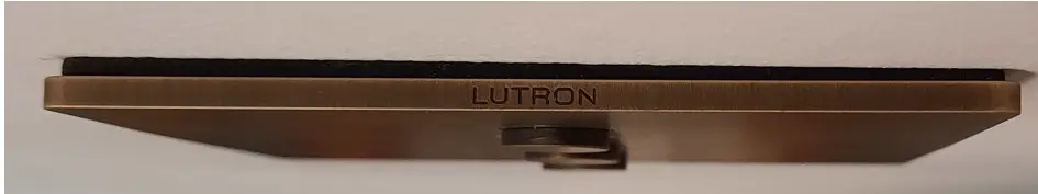 LUTRON Alisse Keypads Round Back Box - deburred hole