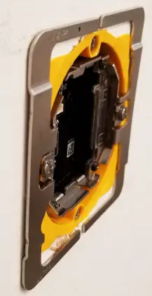 LUTRON Alisse Keypads Round Back Box - urface of the wal