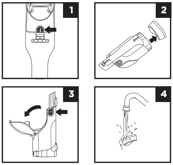 CLEANING THE DUST CUP