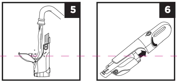 CLEANING THE DUST CUP B