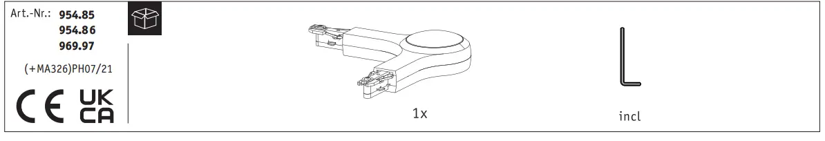 Paulmann 954.85 Foco Rail Lighting Spot Cromo-2