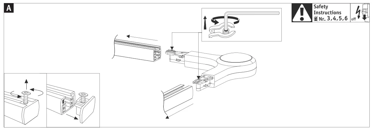 Paulmann 954.85 Foco Rail Lighting Spot Cromo-3