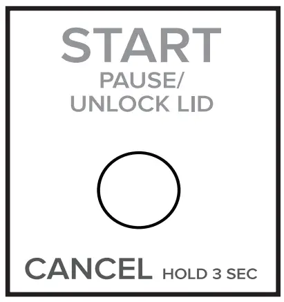 Start Pause Unlock Lid