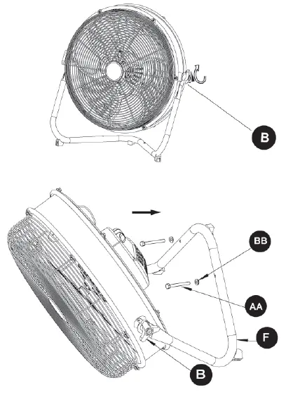 UTILITECH-SFD3-450BI-18-Inch-Internal-Orbit-Oscillating-Fan-fig 4