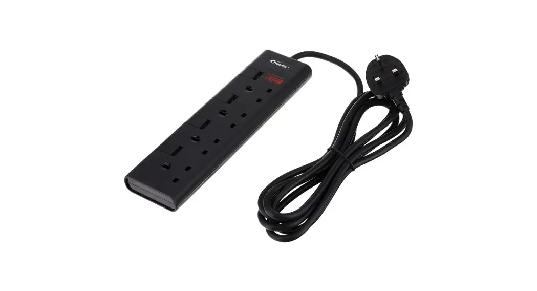 Powerpac Pp134ubk Blask Series Extension Socket User Manual Powerpac Pp134ubk Blask Series Extension Socket User Manual