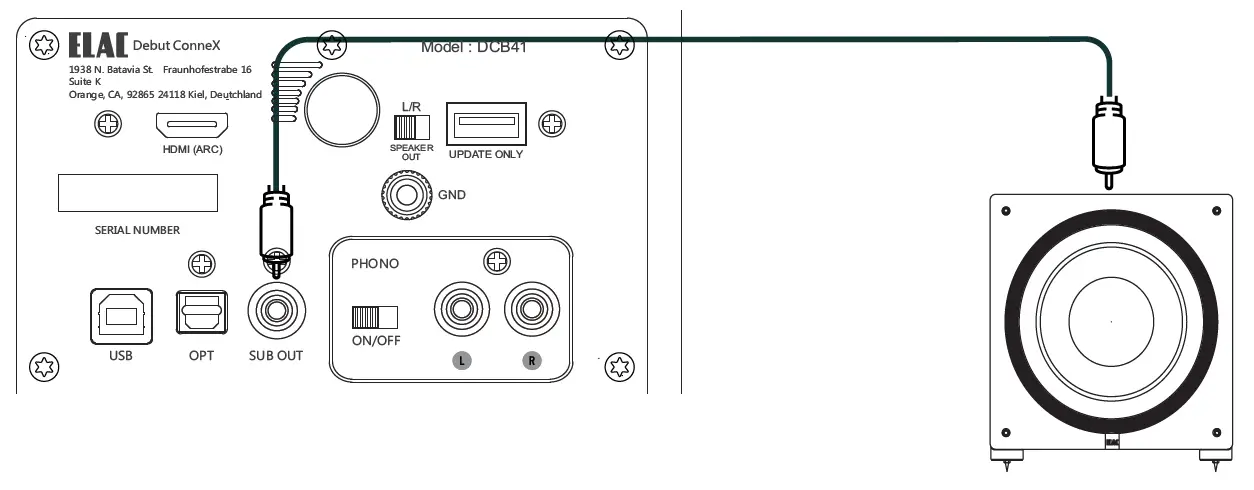 ELAC DCB41 Debut ConneX Powered Loudspeakers 7