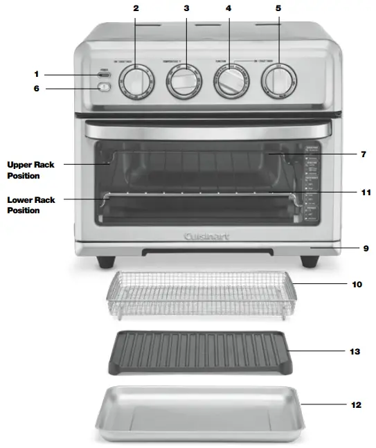 Cuisinart TOA 70 Series AirFryer Toaster Oven and Grill-fig1