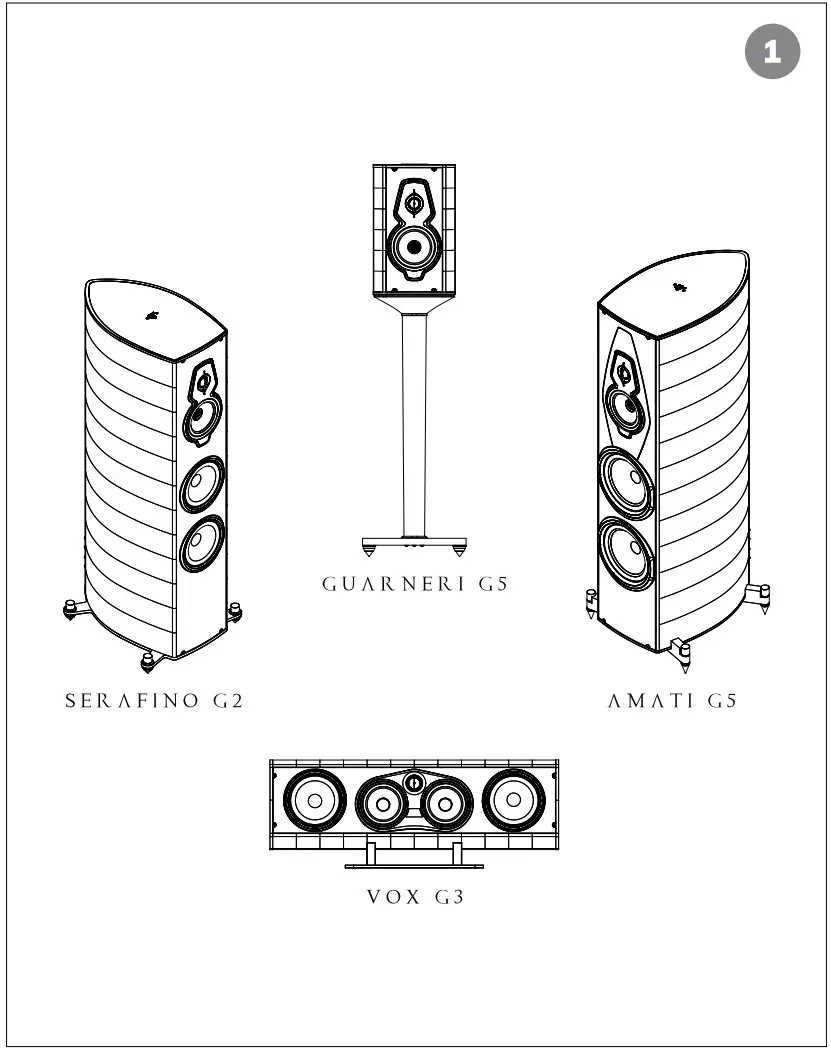 Sonus faber G5 Stand Mount Speakers - Figure 1