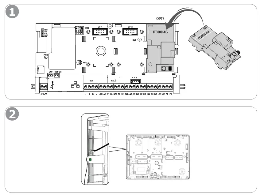 ELKRON IT3000-4G LTE-4G Interface for MP3000 Control Panels 2