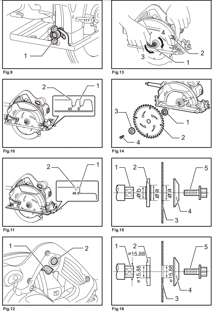 makita HS7600 Circular Saw - Figure 2