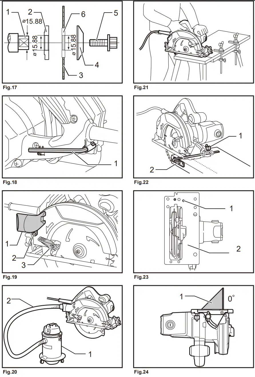 makita HS7600 Circular Saw - Figure 3