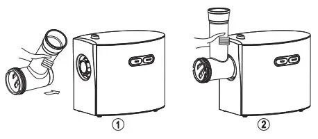 CHEFFANO AZ-MG091 Max Stainless Steel Meat Grinder - 2