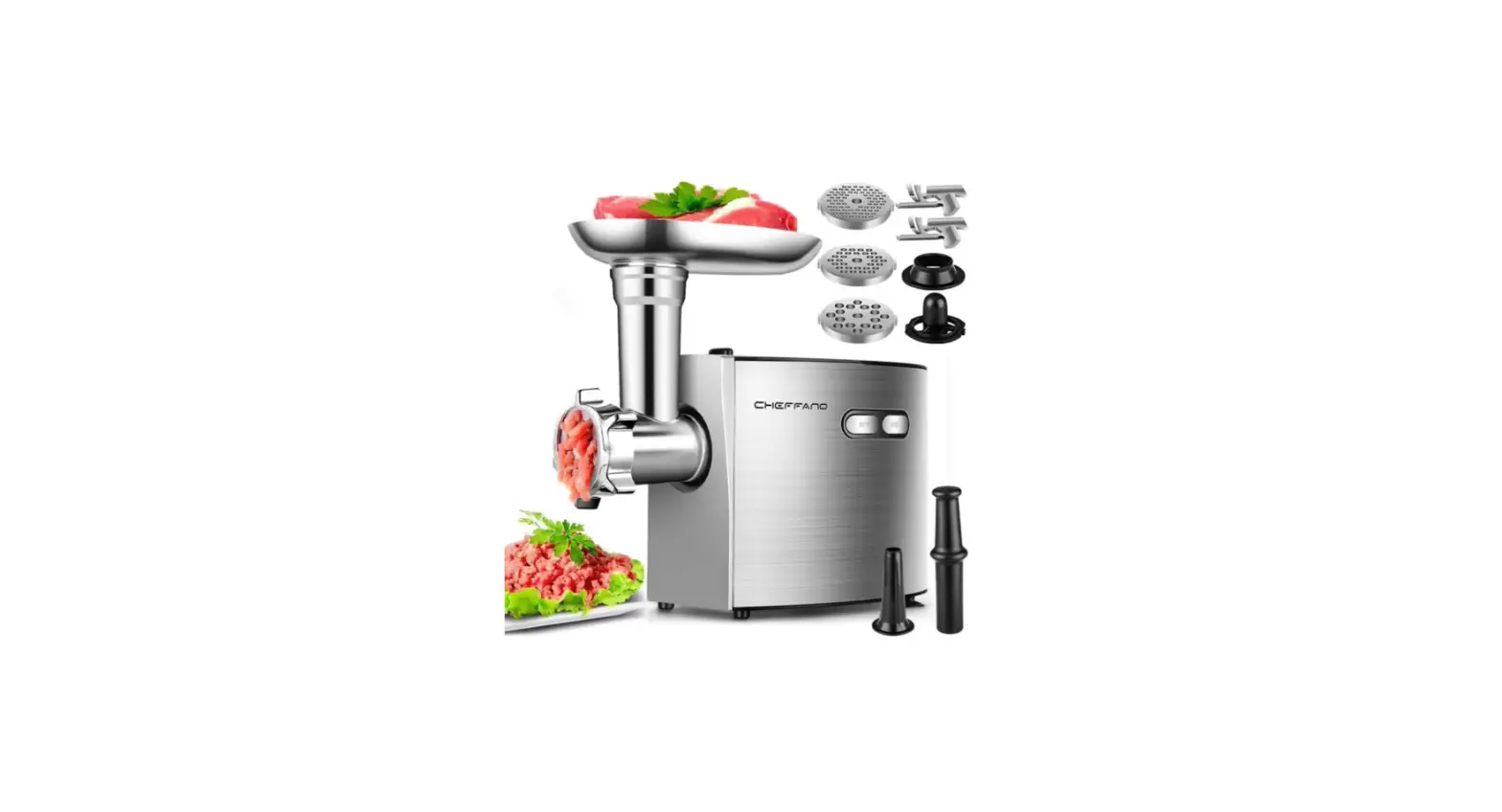 Cheffano Az-mg091 Max Stainless Steel Meat Grinder Instruction Manual