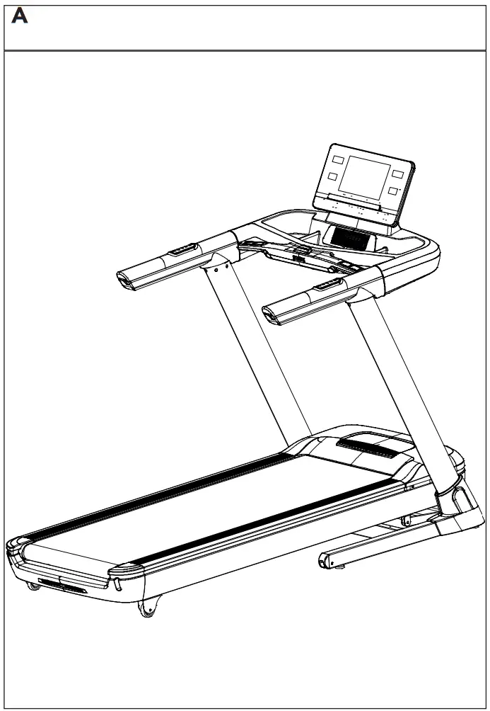 TUNTURI 19TRN85000 T85 Treadmill - FIG 1