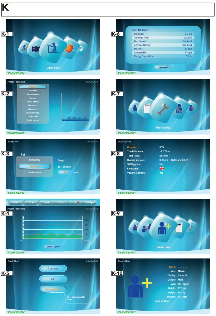 TUNTURI 19TRN85000 T85 Treadmill - FIG 15