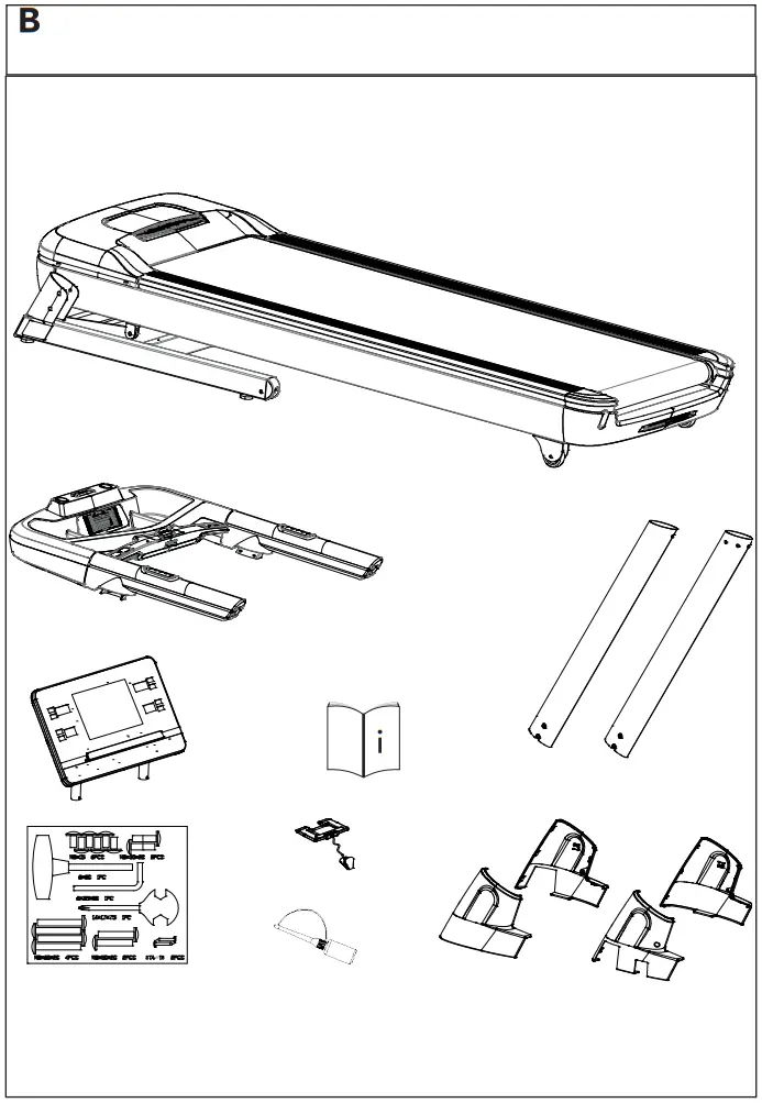 TUNTURI 19TRN85000 T85 Treadmill - FIG 2