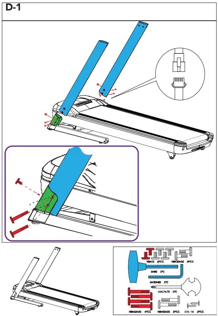 TUNTURI 19TRN85000 T85 Treadmill - FIG 4