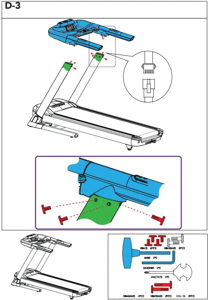 TUNTURI 19TRN85000 T85 Treadmill - FIG 6