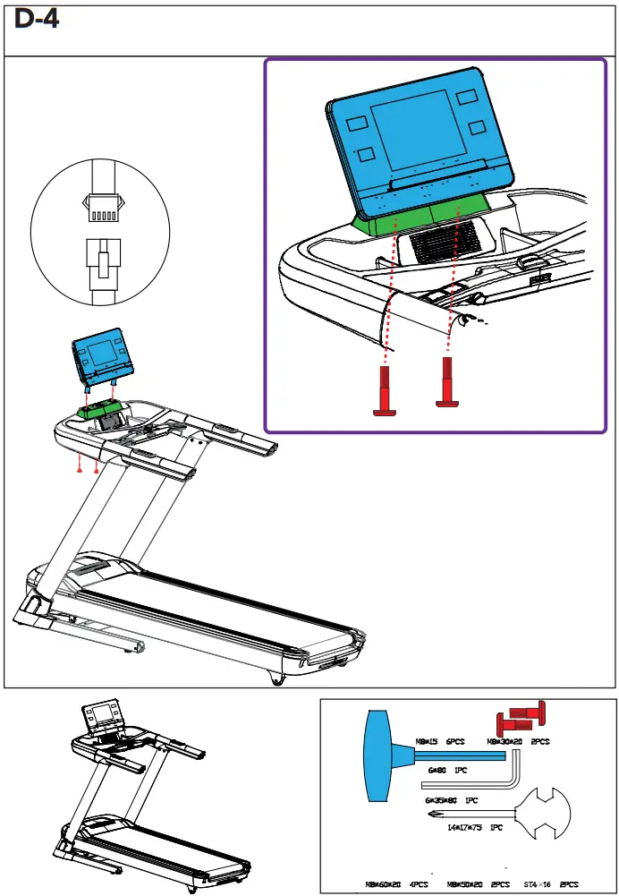TUNTURI 19TRN85000 T85 Treadmill - FIG 7