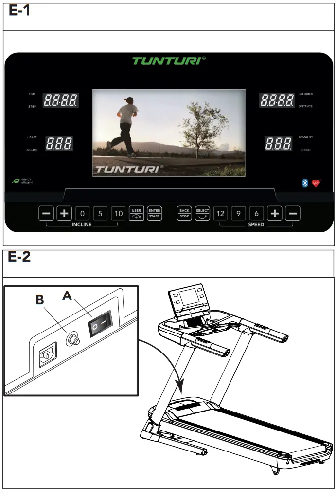 TUNTURI 19TRN85000 T85 Treadmill - FIG 8