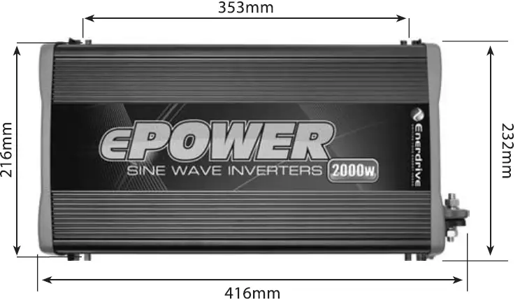 Enerdrive ePOWER 1000W True Sine Wave Inverter 04