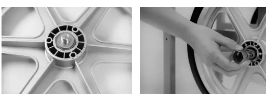 VIVO Blue Electric Commercial Cotton Candy Machine - ASSEMBLY1