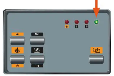 FLAMERITE Smart eControl Radia 3 Instructions - Once found, the green pairing light on the front of your fire will rapidly flash