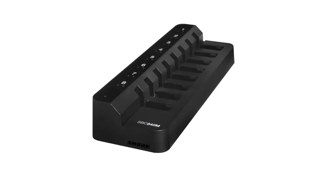 Shure Sbc840m 8-bay Networked Charger User Guide