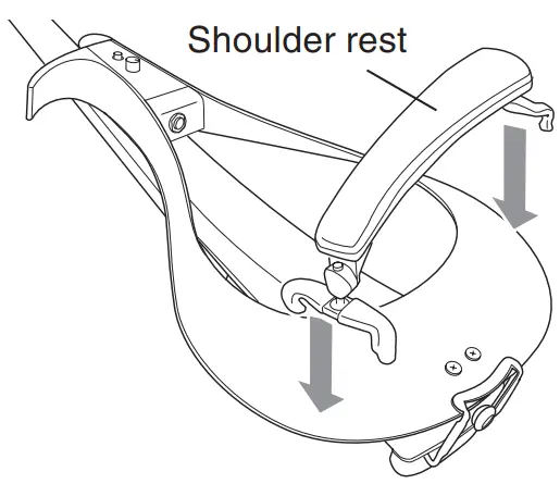 YAMAHA YEV104 Electric Violin - Shoulder Rest