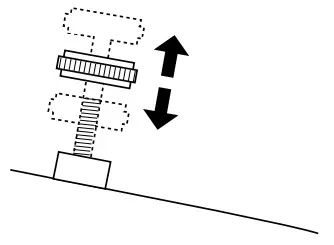 YAMAHA YEV104 Electric Violin - adjusters