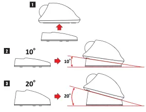 perixx PERIMICE 720 Wireless Ergonomic Trackball Mouse - figure 4