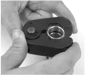 Installing Press Ring onto Fitting