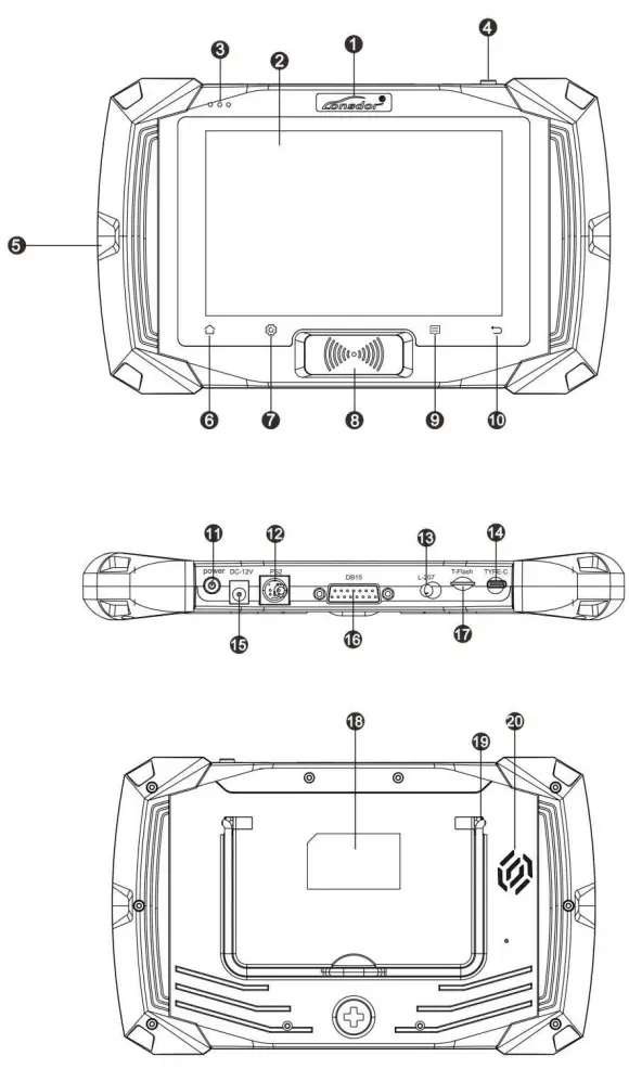 Lonsdor K518 Pro Key Programmer and LKE Smart Key Emulator - Product Appearance
