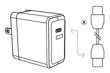 Connect a Charging Cable 1