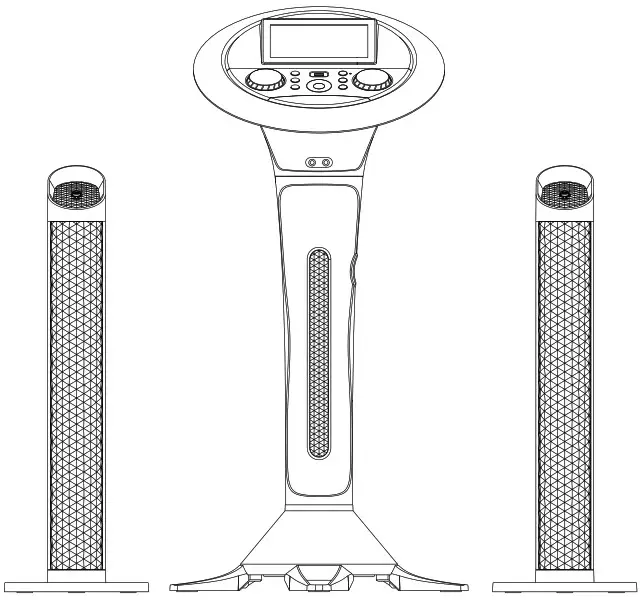 singing Machine iSM1080 WiFi Enabled Pedestal Karaoke System - Cover