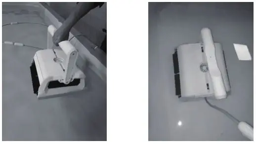 Paxcess Orobotic Pool Floor Cleaner - When put the cleaner into the water