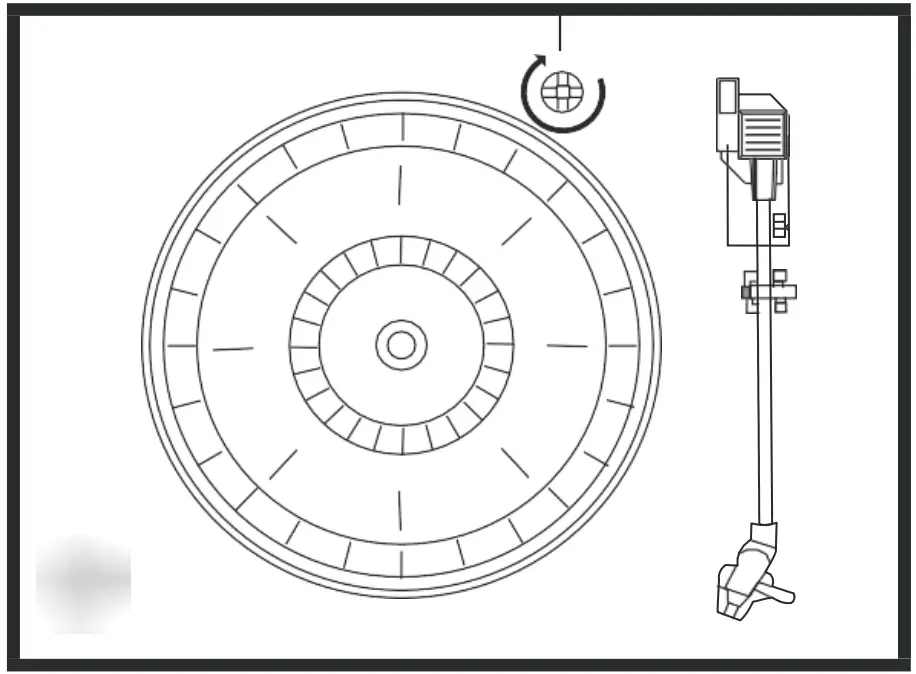 Lenco TT 34 Classic Phono Wooden Turntable with USB Connection - TRANSIT SCREW