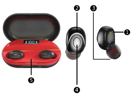 Guangzhou Youxuan Electronic Technology T2-TWS Wireless Headset - Display