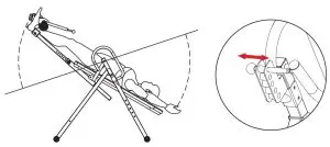 FIG 11 Incline adjustment