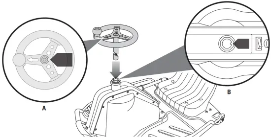 Attaching the Steering Wheel