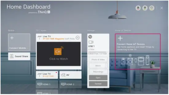 Using Home Dashboard