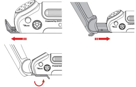 ZHIYUN GMB EX1A03 TransMount Crane 3S SmartSling Handle - TransMount