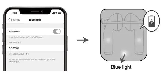 Three Champions Enterprise 3CBT011 AL-D BT EB Mint Wireless Earbuds fig 8